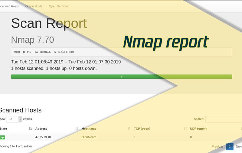 Nmap report