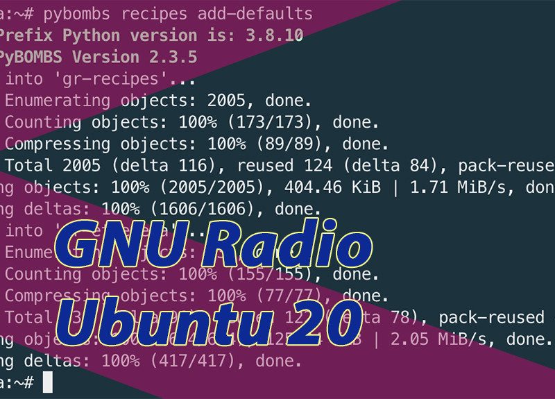 Hướng dẫn cài đặt GNU Radio & GRGSM trên Ubuntu 20